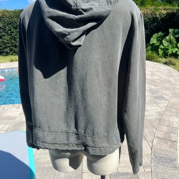 Madison Studio army green/ charcoal Hooded Jacket - Picture 9 of 12